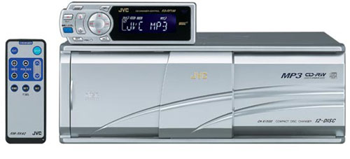 JVC 12-DISC FM-MODULATED CHANGER,MP3